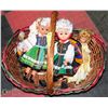 Image 1 : BASKET OF DOLLS