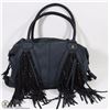 Image 1 : BLUE FRINGED SUEDE LIKE PURSE