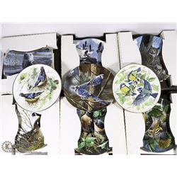 LOT OF 9 COLLECTOR PLATES, VARIOUS BIRDS, INCL