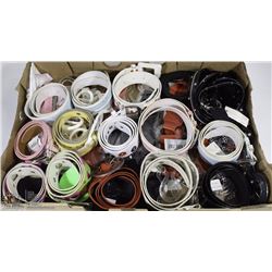 FLAT OF 30 ASSORTED LADIES/GIRLS BELTS