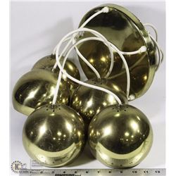 RETRO CASCADING BRASS CHANDELIER