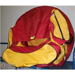 BROWNING BELLY BOAT COMPLETE WITH FLIPPERS