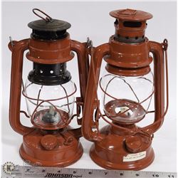LOT OF 2 BARN LANTERNS