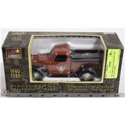 1940 FORD TRUCK CANADIAN TIRE DIE CAST BANK