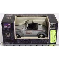 1940 FORD CAVAC 1ST EDITION DIE CAST BANK