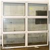 Image 1 : 6 PANE WINDOW INSERTS FITS IN 67" X 63" OPENING