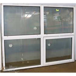 4 PANE WINDOW INSERT FITS 72" X 58" OPENING