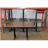 Image 1 : LOT OF 13 RESTAURANT/PUB TABLES 48"X32"