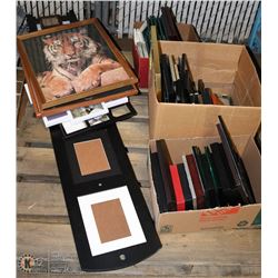 PALLET OF ASST FRAMES INCL A-FRAME, VARIOUS SMALL