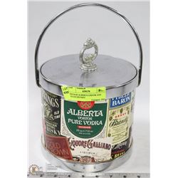 VINTAGE ALBERTA LIQUOR AND RYE ICE BUCKET