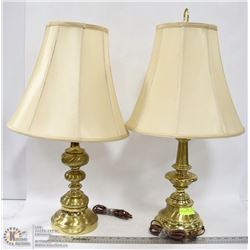 PAIR OF TRI LITE TABLE LAMPS