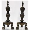 Image 1 : PAIR OF CAST  "ANDIRONS"