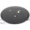 Image 1 : BLACK 24" GLASS LAZY SUSAN