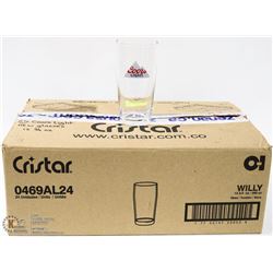 NEW 24 COORS LIGHT GLASSES 12-3/4 OZ