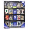 Image 1 : COLLECTOR CARD WALL DISPLAY W/ 16 BASEBALL CARDS