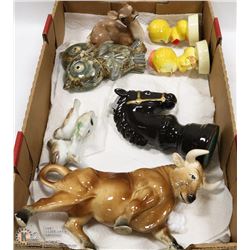 LOT OF 7 VINTAGE JAPAN COLLECTIBLES INCL HORSE