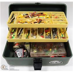 OLD PAL TACKLE BOX FILLED WITH CONTENTS