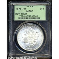 1878 7TF $1 Reverse of 1879 MS65 PCGS.