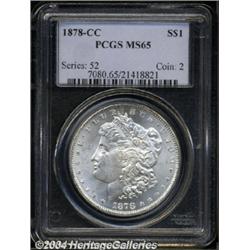 1878-CC $1 MS65 PCGS.