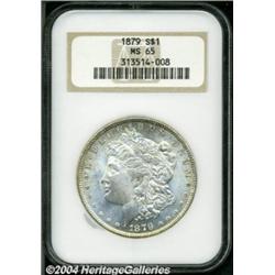 1879 $1 MS65 NGC.