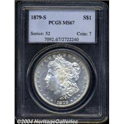1879-S $1 MS67 PCGS.