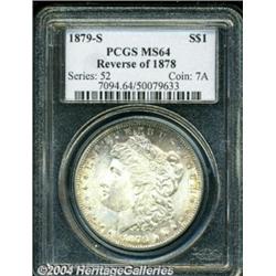 1879-S $1 Reverse of 1878 MS64 PCGS.