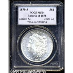 1879-S $1 Reverse of 1878 MS64 PCGS.