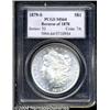 Image 1 : 1879-S $1 Reverse of 1878 MS64 PCGS.