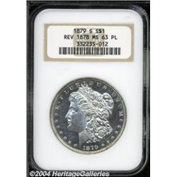 1879-S $1 Reverse of 1878 MS63 Prooflike NGC.