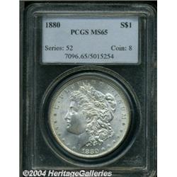 1880 $1 MS65 PCGS.