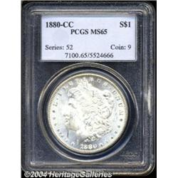 1880-CC $1 MS65 PCGS.