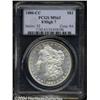 Image 1 : 1880-CC $1 8 Over High 7 MS63 PCGS.