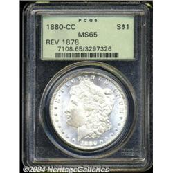 1880/79-CC $1 Reverse of 1878 MS65 PCGS.