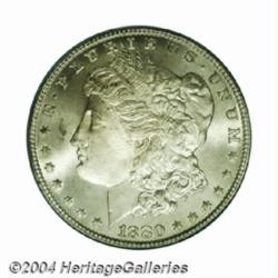 1880-CC $1 8/7 Reverse of 1878 MS65 PCGS.