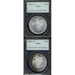 1880-S $1 MS66 PCGS,
