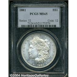 1881 $1 MS65 PCGS.