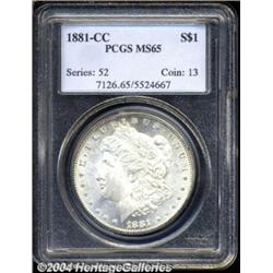 1881-CC $1 MS65 PCGS.