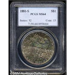 1881-S $1 MS64 PCGS.