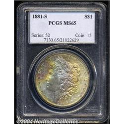 1881-S $1 MS65 PCGS.