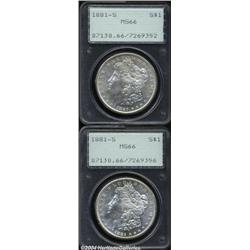 1881-S $1 MS66 PCGS,