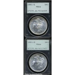 1881-S $1 MS66 PCGS,