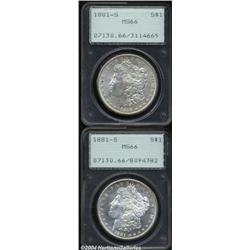 1881-S $1 MS66 PCGS,