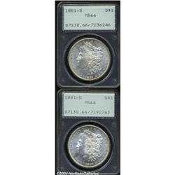 1881-S $1 MS66 PCGS,