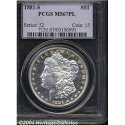 1881-S $1 MS67 Prooflike PCGS.