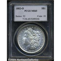 1882-O $1 MS65 PCGS.