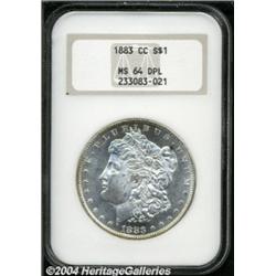 1883-CC $1 MS64 Deep Mirror Prooflike NGC.