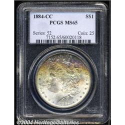 1884-CC $1 MS65 PCGS.