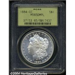1884-CC $1 MS65 Deep Mirror Prooflike PCGS.