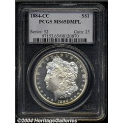 1884-CC $1 MS65 Deep Mirror Prooflike PCGS.