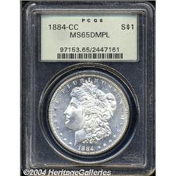 1884-CC $1 MS65 Deep Mirror Prooflike PCGS.
